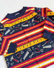 画像をギャラリービューアに読み込む, Vintage Garanimals Tools AOP Long Sleeve T-shirt 2T (90cm)