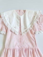 画像をギャラリービューアに読み込む, Vintage Daisy Kingdom Bunny Bib Dress Pastel Pink 5/6 (110-120cm)