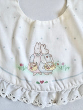 画像をギャラリービューアに読み込む, Vintage Daisy Kingdom Bunny Bib Dress Pastel Pink 5/6 (110-120cm)