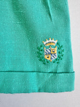 Load image into Gallery viewer, Vintage JCPenny Pastel Suspender Shorts and Striped Shirt Outfit 3T, 4T (95cm, 100cm)