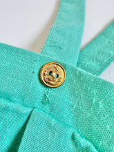 Load image into Gallery viewer, Vintage JCPenny Pastel Suspender Shorts and Striped Shirt Outfit 3T, 4T (95cm, 100cm)