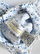 Load image into Gallery viewer, USED Lord & Taylor Blue Floral Rompers 18M (80-85cm)