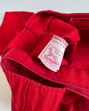 Load image into Gallery viewer, Vintage Buster Brown Horse Appliqué Overall Red 12M (70-75cm)