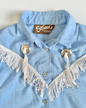画像をギャラリービューアに読み込む, Vintage Fringe Tassels Dolman Sleeve Shirts Kids 7 (120cm)