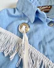 画像をギャラリービューアに読み込む, Vintage Fringe Tassels Dolman Sleeve Shirts Kids 7 (120cm)