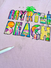 画像をギャラリービューアに読み込む, Vintage Myrtle Beach Graphic T-shirt & Used Denim Pants Set 5T (100cm)