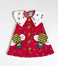 Load image into Gallery viewer, Vintage Zoodles Bee Print Dress 5/6T (110cm)