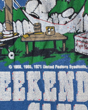 画像をギャラリービューアに読み込む, Vintage Snoopy Weekend’s Club Camping T-shirt Blue 3/4T (95-100cm)