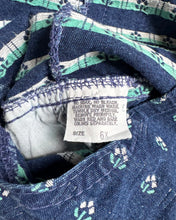 Load image into Gallery viewer, Vintage OshKosh Denim/Flower Overall 6X (115-120cm)