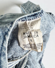 Load image into Gallery viewer, Vintage Acid Washed Denim Suspender Short Pants Kids 6/8 (120cm)