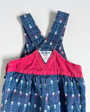 Load image into Gallery viewer, Vintage OshKosh B’gosh Denim/Flower Overall 18M (80cm)