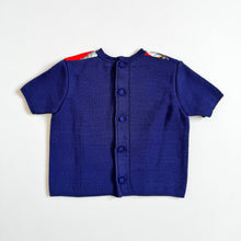 画像をギャラリービューアに読み込む, Vintage Nautical Navy Blue Tops 4T (100cm)