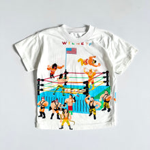 画像をギャラリービューアに読み込む, Vintage Wrestling AOP T-shirt & Short Pants Set Kids 6 (115cm)