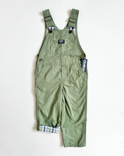 Load image into Gallery viewer, New OshKosh B’gosh Green Overall & Shirt Set 4T (100cm)