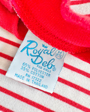 Load image into Gallery viewer, Vintage Round House Denim Overall & Striped Shirt Set 5/6T (110-115cm)