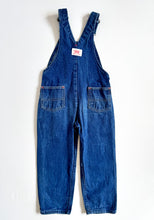 Load image into Gallery viewer, Vintage Round House Denim Overall & Striped Shirt Set 5/6T (110-115cm)