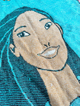 Load image into Gallery viewer, Vintage Disney Pocahontas Woven Blanket