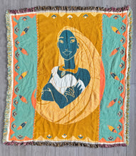 Load image into Gallery viewer, Vintage Disney Pocahontas Woven Blanket