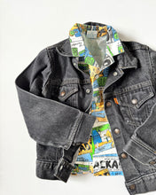 Load image into Gallery viewer, Vintage Levi’s Orange Tab Black Jean Jacket Kids 7 (120-125cm)