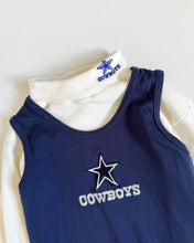 画像をギャラリービューアに読み込む, Vintage Texas NFL Dallas Cowboys Cheer Dress and Turtleneck Set 4T (100cm)