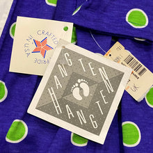 Load image into Gallery viewer, Vintage New with Tags HANG TEN Polka Dots Dress Purple L(6/8)