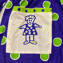 Load image into Gallery viewer, Vintage New with Tags HANG TEN Polka Dots Dress Purple L(6/8)