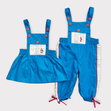 画像をギャラリービューアに読み込む, Vintage Winnie the Pooh Blouse/Dress/Overall Set S(6-9M/60-70cm)