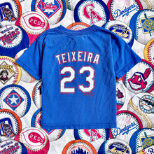 画像をギャラリービューアに読み込む, MLB Lee×Texas Rangers T-shirts Blue 3T (95cm)