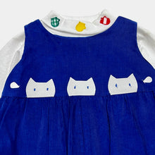 Load image into Gallery viewer, New Old Stock Vintage Fantasia! Too…Dallas Kitten/Mitten Appliqués Jumpsuit/Shirts Outfit Set 18M (80cm)