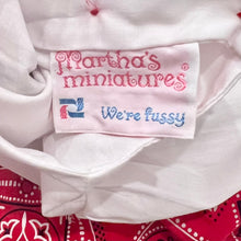 画像をギャラリービューアに読み込む, Vintage Martha’s Miniatures Bandana Design Maxi Dress Approx 12-18M