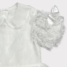 Load image into Gallery viewer, Vintage Martha’s Miniatures Sheer Lace Frilly Dress White 10 (140cm)