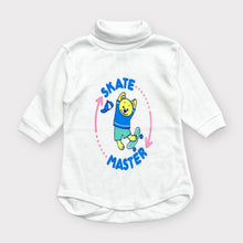 画像をギャラリービューアに読み込む, New without Tag Vintage Bear/Skateboard Turtleneck Bodysuit