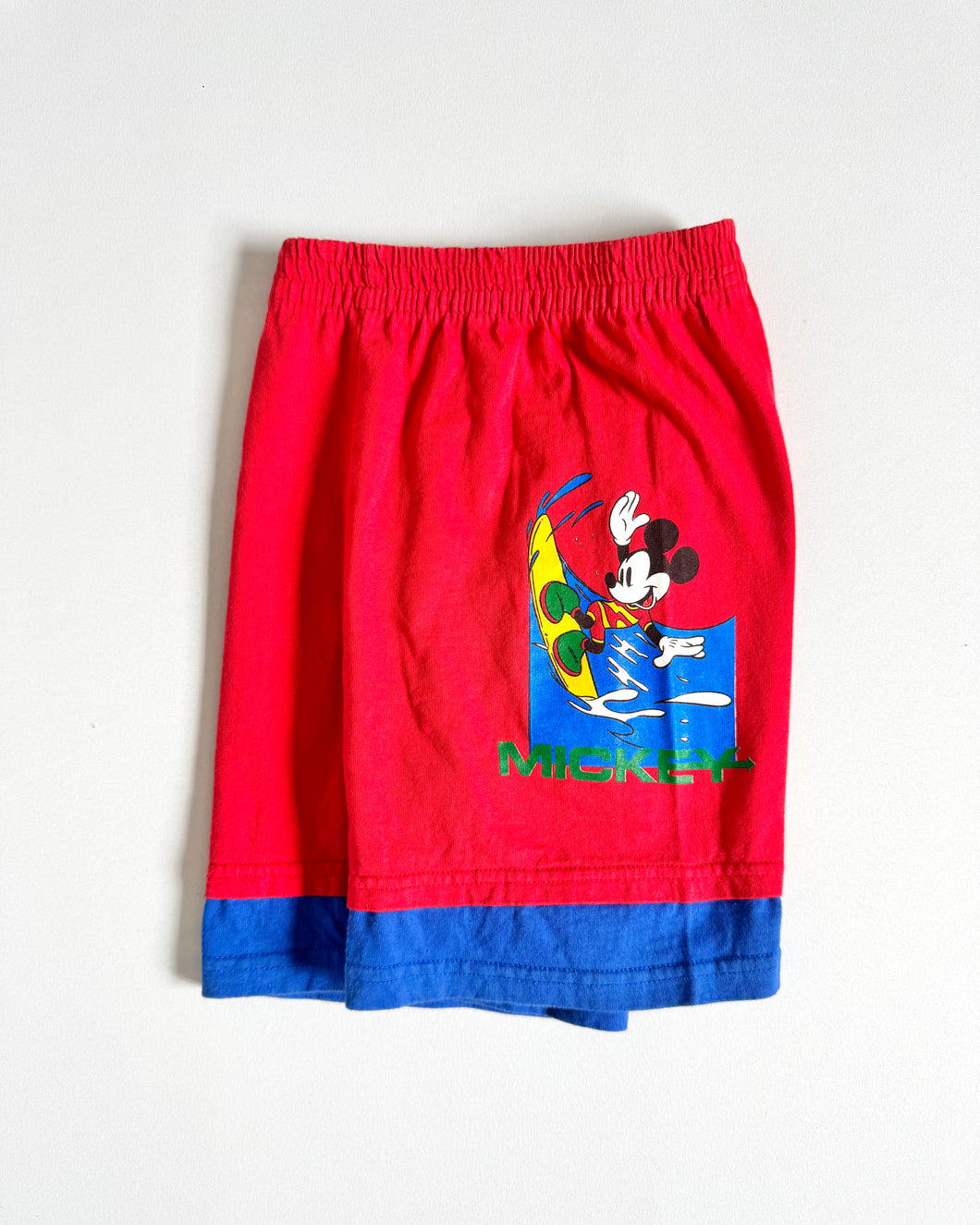 Vintage Disney Surfing Mickey Mouse Shorts Youth S (120cm)