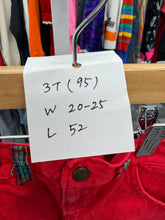 画像をギャラリービューアに読み込む, Vintage OshKosh B’gosh Red/Plaids Pants 3T (95cm)
