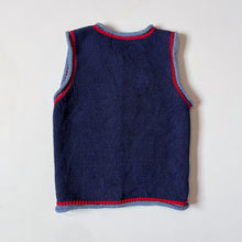 Load image into Gallery viewer, Vintage Hartstrings Dog Embroidery Knit Vest 5/6 (100-105cm)
