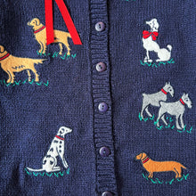 Load image into Gallery viewer, Vintage Hartstrings Dog Embroidery Knit Vest 5/6 (100-105cm)
