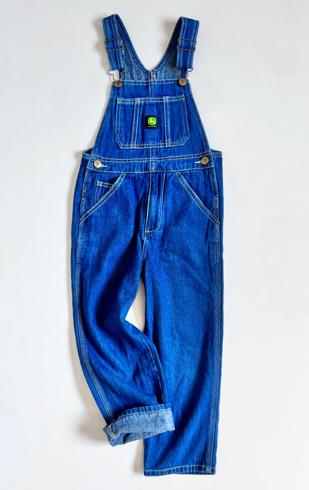 Used John Deere Denim Overall 7 (120-130cm)