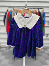 画像をギャラリービューアに読み込む, Vintage Kalula Kids Purple Floral Dress 4T (100cm)
