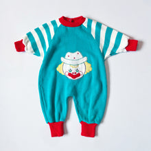 画像をギャラリービューアに読み込む, Vintage Winnie The Pooh Clown Knit Jumpsuit 12M (70-75cm)
