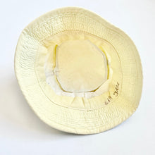 Load image into Gallery viewer, Vintage Bucket Hat Pastel Yellow 4-6T
