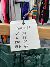 画像をギャラリービューアに読み込む, Vintage Sears Green Denim Trousers (110-115cm)
