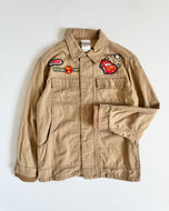 USED Y2K Disney/Cars Khaki Shirt Youth M (130-140cm)