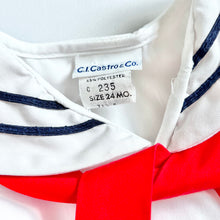 画像をギャラリービューアに読み込む, Vintage C.I. Castro &amp; Co. Sailor Rompers 24M (85cm)
