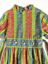 画像をギャラリービューアに読み込む, Vintage Sears ‘70s Floral Dress Kids 8 (120-130cm)

