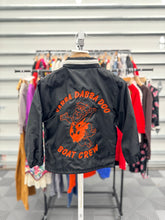 画像をギャラリービューアに読み込む, Vintage Flintstones Mr.Slate Black Nylon Jacket 4T  (100cm)

