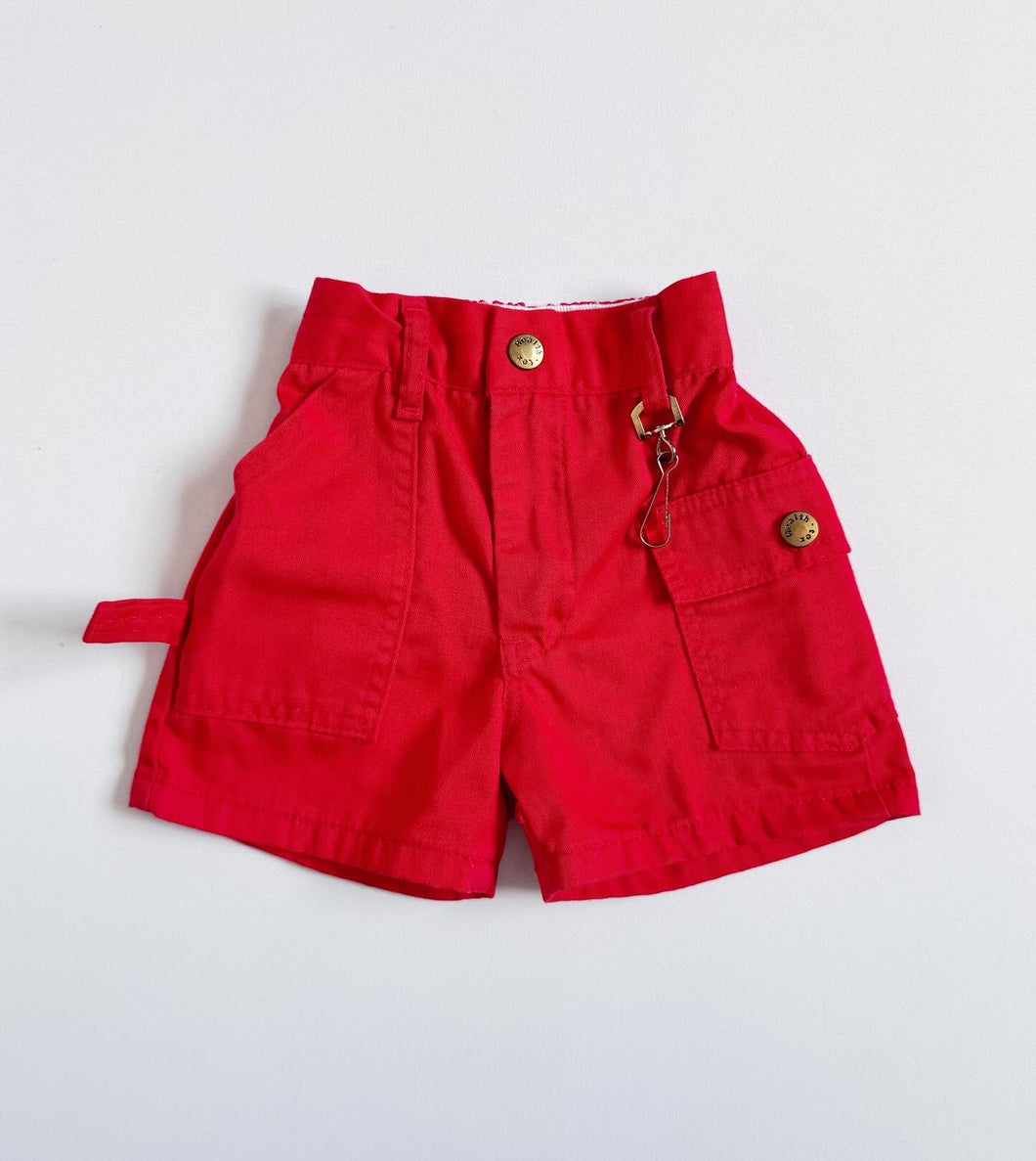 Vintage Health-Tex Shorts with Hooked Red 2T (85-90cm)