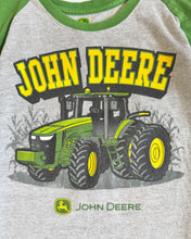 画像をギャラリービューアに読み込む, USED John Deere Tractors Raglan T-shirt 4T (100-110cm)
