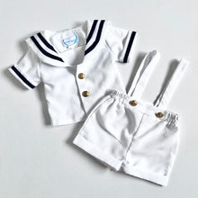 画像をギャラリービューアに読み込む, Vintage Precious Angels White Sailor Outfit 3M (60cm)
