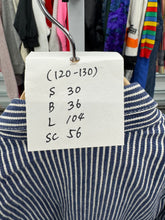 画像をギャラリービューアに読み込む, Vintage ‘70s OshKosh B’gosh Hickory Striped Jumpsuit (120-130cm)
