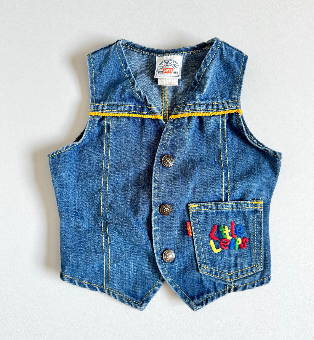 Vintage Little Levi’s Denim Vest 2T (80-90cm)